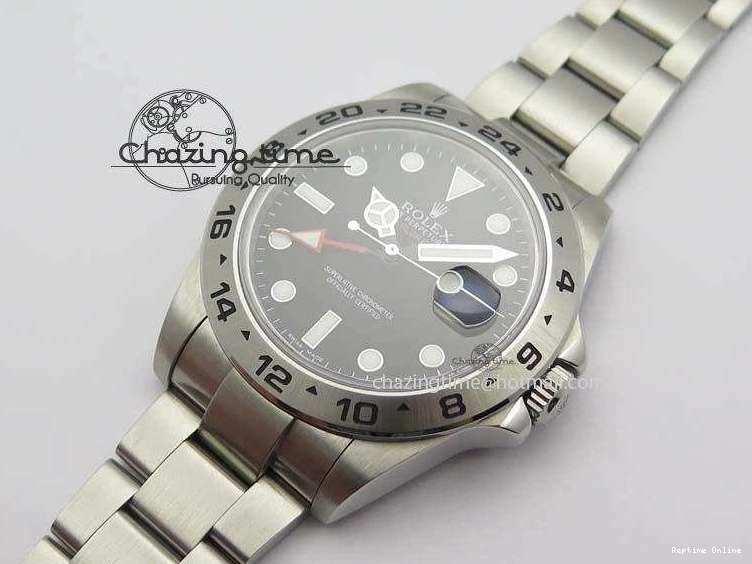 0206 Explorer II 42mm 216570 Bp-Maker Best Edition Black Dial On SS Bracelet A OnTrend 3778